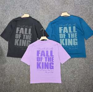 เสื้อยืดคอกลมแขนสั้นสำหรับผู้ชายเสื้อฟิตเนสเข้ารูปผ้าฝ้ายพิมพ์ลายสำหรับออกกำลังกาย - Product Image 1