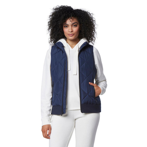 เสื้อกั๊กขนเป็ดของผู้หญิงระบายอากาศได้ดีเสื้อไนลอนโพลีเอสเตอร์แขนกุดทำจากผ้าคอตตอนสำหรับฤดูหนาว - Product Image 1