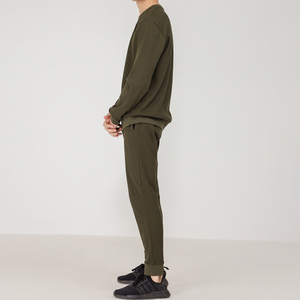 Meilleures ventes Taille personnalisée Survêtements d'entraînement décontractés pour hommes Vêtements de jogging en coton respirant pour l'hiver Quantité en vrac avec logo personnalisé - Product Image 2