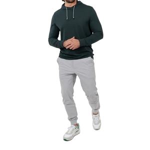 Sudadera con Capucha Personalizada OEM 100% Algodón Transpirable de Secado Rápido para Hombre, Ligera, Informal, Básica, de Verano, Marca Privada 2026 - Product Image 5