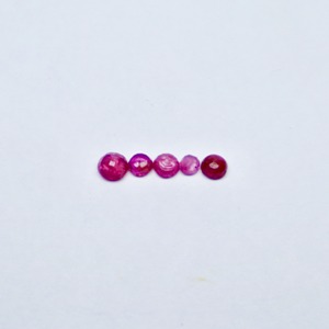 Tự nhiên <span class=keywords><strong>Ruby</strong></span> mozambique Vòng rực rỡ cắt màu hồng lỏng đá quý 2mm/3mm 0.75ct màu chơi đối với trang sức làm - Product Image 2