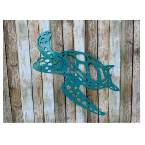 ศิลปะเหล็กโลหะสำหรับตกแต่งบ้านเต่าทะเลตัดด้วยเลเซอร์ศิลปะผนังโลหะเต่าทะเลตกแต่งศิลปะใต้ทะเลของตกแต่งเต่าทะเล - Product Image 4