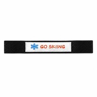 Bandes de retenue réglables pour frein de ski avec fermeture auto-agrippante pour fixation de snowboard