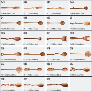 Venta al por mayor de cuchara de madera de mango largo Ecológico Vietnamita Hecho a mano de madera Logo cuchara de miel de mango largo - Product Image 2