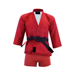 Uniforme de Sambo de Algodón de Alta Calidad, Diseñado para Adultos, para Práctica Diaria, Desarrollo de Habilidades, Costuras Reforzadas en la Parte Delantera, Uso Duradero - Product Image 2
