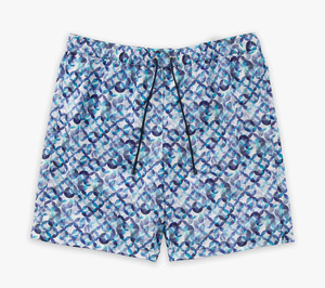 กางเกงว่ายน้ำขาสั้นผ้าไนลอนกางเกงตาข่ายผ้าโพลีเอสเตอร์100% ออกแบบได้ตามต้องการพิมพ์ลายกราฟิกเอวยางยืด - Product Image 5