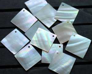 Nacre écologique puces coquille ronde pour bijoux faits main - Product Image 5