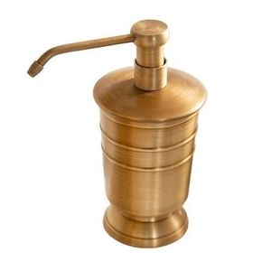 Designer <b>Metal</b> Lotion Dispenser With Modern Shape Ideal For Luxury Bathrooms Contemporary Homes Hotels Apartments And Offices - Product Image 3