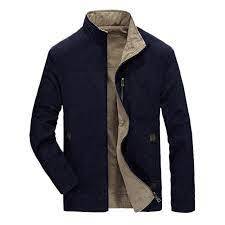Venta al por mayor de moda logotipo personalizado chaqueta de trabajo unisex hombres Casual liso poliéster a prueba de viento, - Product Image 6