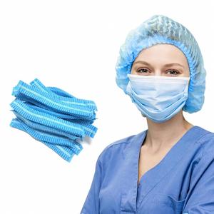 MOQ <span class=keywords><strong>1</strong></span> gorras gorra negra desechable con clip - Product Image 3