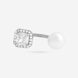 Bague tendance plaquée or 18 carats style bohème avec grappe de perles, bijou incrusté à la mode pour cadeaux 174569 - Product Image 1