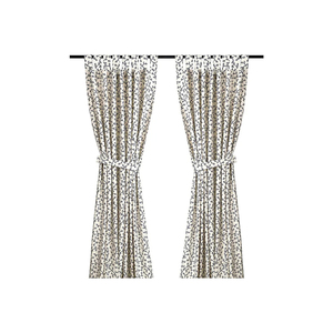 ผ้าม่านหน้าต่างห้องนั่งเล่นที่ทันสมัย100% ผ้าม่านผ้าฝ้ายแท้พิมพ์ลายตามสั่ง - Product Image 3