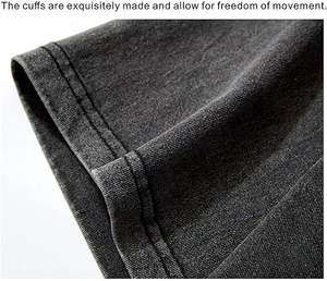 Camiseta de algodón 100% lavada con ácido de gran tamaño para hombre, ropa de Fitness de secado rápido, impresión personalizada/bordado de manga corta de punto - Product Image 3