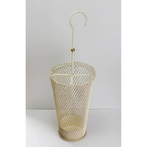 Trending Gold Pulido Metal Iron Umbrella Stand La mejor calidad de gran tamaño 6 agujeros Rack perfecto para el almacenamiento elegante de la oficina en el hogar - Product Image 4