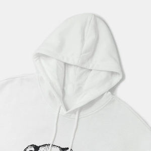 Venta al por mayor de alta calidad de peso pesado de algodón con capucha sudadera de los hombres personalizados Digital impreso Logo patrón sólido Regular Fit Fleece - Product Image 4