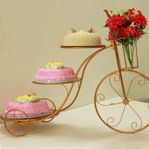 Support à gâteau en bois et résine support à dessert décoratif élégant pour fête d'anniversaire de mariage et utilisation de cuisine à domicile moderne d'Inde - Product Image 5