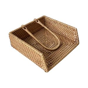 Elegant Stylish Rattan <b>Napkin</b> <b>Holder</b> For Contemporary Tabletop Styling Dining Room Kitchen And Home Use Wholesale From India - Product Image 2