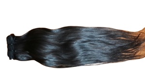 Bundle de cheveux humains vierges de qualité assurée, tissage aligné de cuticules brutes non transformées avec style de vague naturelle à partir de cheveux de temple - Product Image 4