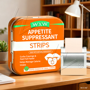 Natural Appetite Control Oral Strips Sugar-Free with Turmeric Curcumin and <b>Milk</b> Thistle <b>Extract</b> - Product Image 5