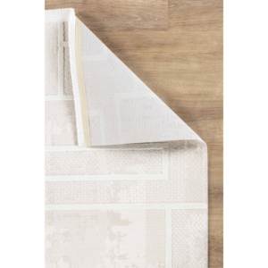 Alfombra Moderna Crema Netline BY004 Depot Home de Polipropileno y Poliéster, Fácil de Limpiar, Duradera, Antideslizante - Product Image 5