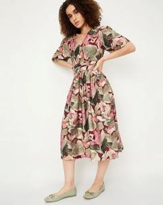 Fait à la main indien coton imprimé fleuri robe de mariée élégant longue fête porter naturel doux été personnalisé femme mode tissé - Product Image 1