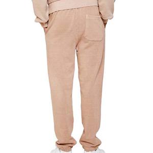 Pantalons pour hommes en coton molletonné, légers, anti-froissement, respirants, avec logo brodé personnalisé OEM/ODM, cordon de serrage, hiver, automne - Product Image 2