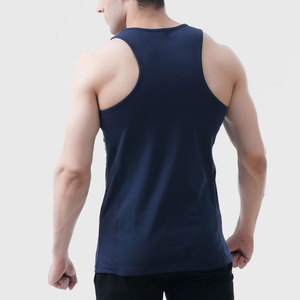 เสื้อกล้ามลำลองผู้ชาย ผ้าฝ้าย 100% แห้งเร็ว เป็นมิตรกับสิ่งแวดล้อม ระบายอากาศได้ดี ดีไซน์ล่าสุด ราคาขายส่ง ปรับแต่งได้ - Product Image 2