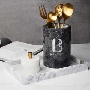 Support de bouteille de vin en marbre, portable, durable, style américain, accessoires de décoration de luxe, l'artisanat Exim - Product Image 1