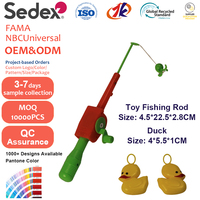 Juego de Cañas de Pescar de Juguete para Niños con Patos de Plástico, Mini Set de Pesca, Juego Acuático Novedoso para Niños, Juguetes Promocionales Personalizados de Fábrica
