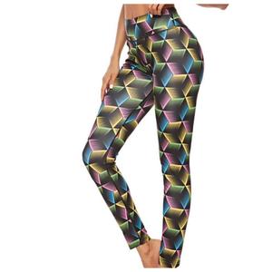 Servicio OEM Leggings elásticos sin costuras para levantamiento de glúteos Gimnasio Fitness Leggings personalizados para yoga con sublimación - Product Image 3