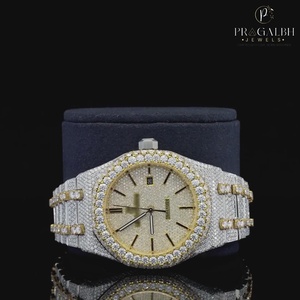 Reloj de Moissanite completamente automático para hombre, cristal de zafiro, reloj de lujo con brillo definitivo y precisión, moderno y elegante - Product Image 3