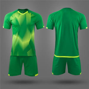 Vêtements de sport Maillot de football imprimé par sublimation personnalisé Ensemble bleu pour maillots de football scolaire - Product Image 1