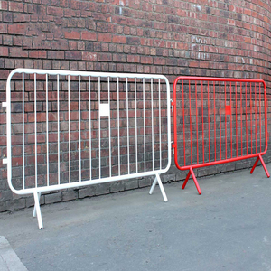 Barrière de contrôle de foule pour piétons, barrière de concert en acier galvanisé, revêtement en poudre, clôture temporaire, barricade anti-choc - Product Image 4
