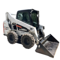 Chargeuse sur pneus Bobcat S570 2015, moteur Yunnei, transmission 4x4, capacité de charge nominale de 9 tonnes, homologuée EPA, matériel de terrassement