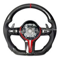 Volant en fibre de carbone véritable avec chauffage et vibrations, qualité OEM pour BMW X1 X2 X3 X4 X5 X6 F46 F30 F31 F34 F35 F32 F33 F36