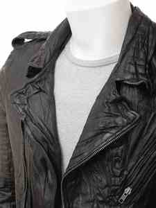 Chaquetas de talla grande para hombre, transpirables de Pakistán, chaqueta de cuero de motorista de alta calidad con patrón de cocodrilo para hombre, recién llegado - Product Image 3