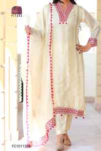 Conjunto Tradicional de Diseñador para Mujer, Kurta, Pantalón y Dupatta, Ropa Étnica Premium de 3 Piezas, Venta al por Mayor Directa al Mejor Precio - Product Image 2