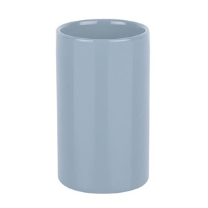 Collezione Spirella Tube, Portaspazzolino 7 x 11,5 cm, Gres, Blu - Product Image 1