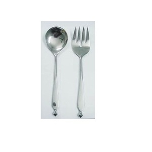 Juego de Cubiertos de acero inoxidable de 24 piezas de diseño moderno, 2 servidores de ensalada, comida, hogar, Hotel, bodas, fiestas, pasteles - Product Image 1