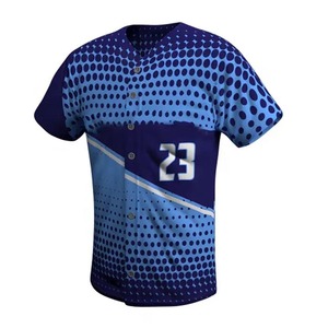 เซ็ตเบสบอลและซอฟต์บอลทำจากโพลีเอสเตอร์ชุดออกกำลังกายระบายอากาศพร้อมพิมพ์โลโก้และขนาดพิเศษ100% ตามต้องการ - Product Image 1