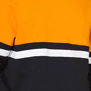 Sweat-shirts à col rond unis de haute qualité pour hommes, en tissu polaire, avec logo personnalisé, confortables, décontractés, faible MOQ - Product Image 5