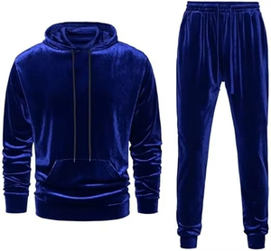 Survêtement d'hiver pour homme, respirant, léger, de haute qualité, uni, en polyester et coton, vêtements de sport, vente en gros personnalisée - Product Image 2
