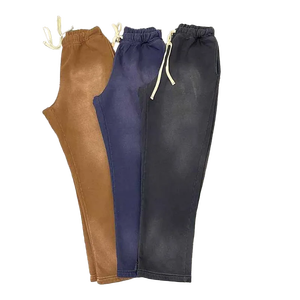 Lightweight Canvas Jogger Acid Wash Flare <b>Trousers</b> Pants For <b>Man</b> Casual Sportswear Pocket Joggers Acid Wash Flare <b>Trousers</b> - Product Image 2