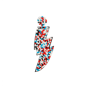 ต่างหูลูกปัดแฟชั่นทำมือสำหรับผู้หญิงทำมือหลายสี - Product Image 3