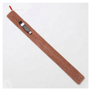 Cinturones de elevación de cuero de vaca de alta calidad para hombres y mujeres, equipo de levantamiento de pesas cómodo y duradero con logotipo personalizable - Product Image 6