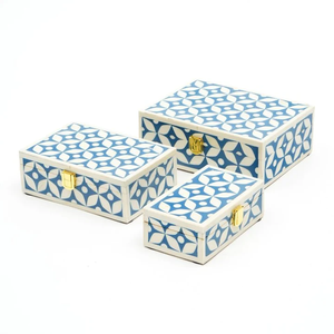 Caja de madera con Incrustaciones de nácar rectangular de lujo de alta calidad, fabricación de joyeros en Vietnam - Product Image 5