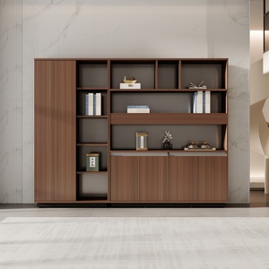 Modular Melamine Industrial Design Filing Cabinet <b>Office</b> Furniture Bookcase Matching CEO Desk for School Hospital Home <b>Office</b> St - Product Image 5