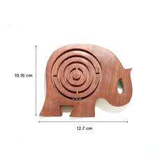 Jeu de labyrinthe en bois fait à la main 3 jeu de labyrinthe de taille différente - Product Image 3