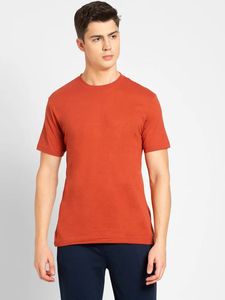 เสื้อยืดเจอร์ซีย์ผู้ชายลายเรียบผ้าฝ้าย 100% ทรงเข้ารูป ปักลาย 3 มิติ แขนสั้น สไตล์ลำลอง ขายส่ง - Product Image 2