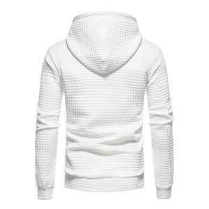 Sudadera con capucha deportiva de primavera y otoño para hombre, sudaderas con capucha cómodas sueltas de tela de retazos de Color sólido para hombre - Product Image 5